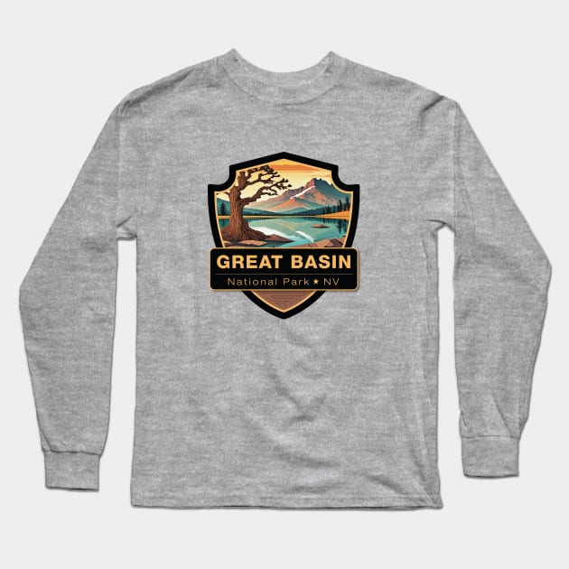 Great Basin National Park Long Sleeve T-Shirt by Curious World